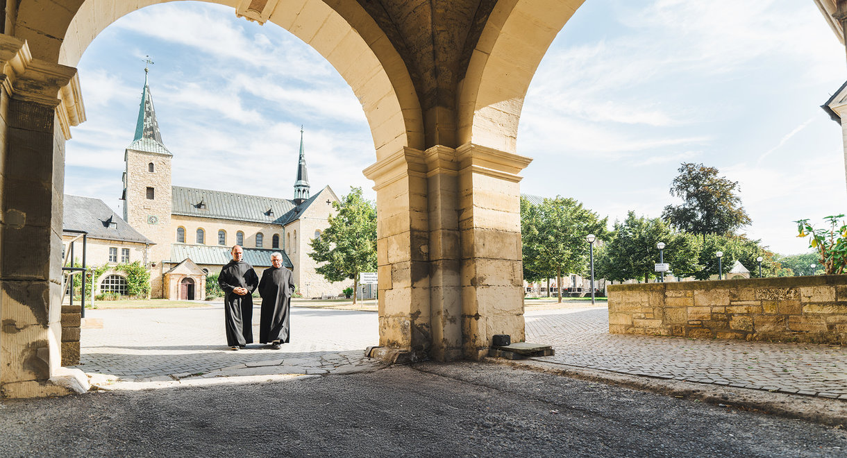 Pforte zum Innenhof der Huysburg